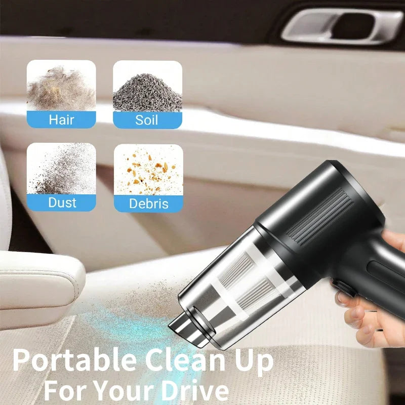 Aspirateur Portable Sans Fil - Puissance et Polyvalence pour Tous Vos Besoins